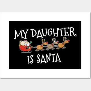 Matching family Christmas outfit Daughter Posters and Art